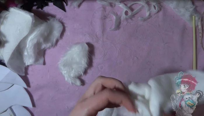 Stuff the body. This is the most satisfying part!