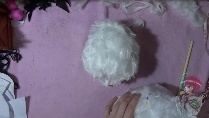 Attach the head and wings. Use a ladder stitch to securely attach the head and wings.