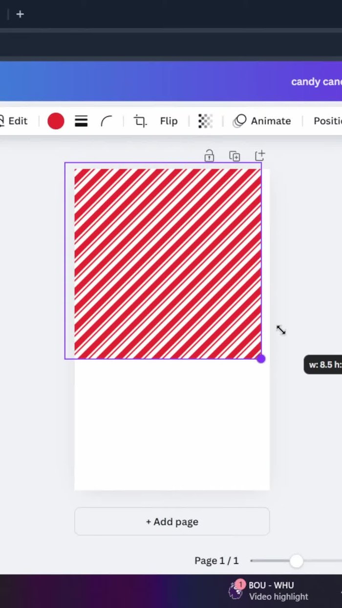 Print the design onto sublimation paper (8.5 x 14 inches).