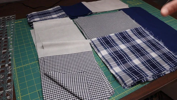 Press seams open (preferably).