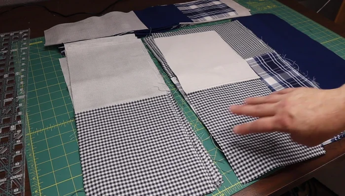 Iron seams flat. Use a clapper for extra flatness.