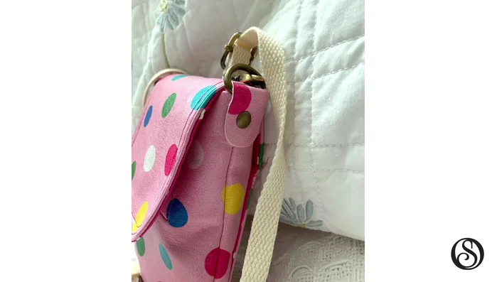 Customize the bag with quilting, appliqué, embroidery, or rivets.