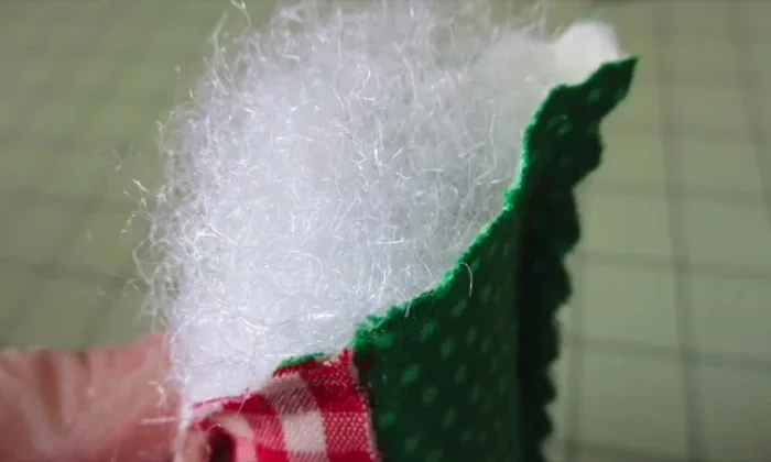 Stitch the opening closed. Re-trim for a neater look (optional).