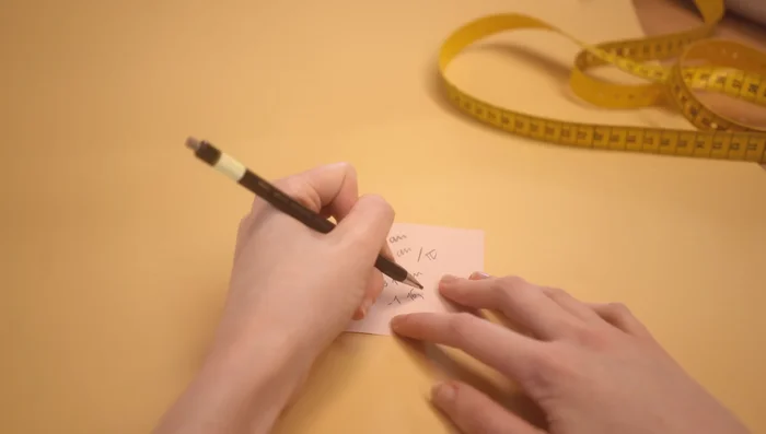 Cut and prepare the lining for the skirt (circle skirt)