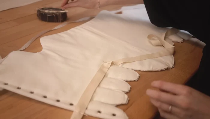 Shorten and attach the petticoat to provide extra support and puffiness.