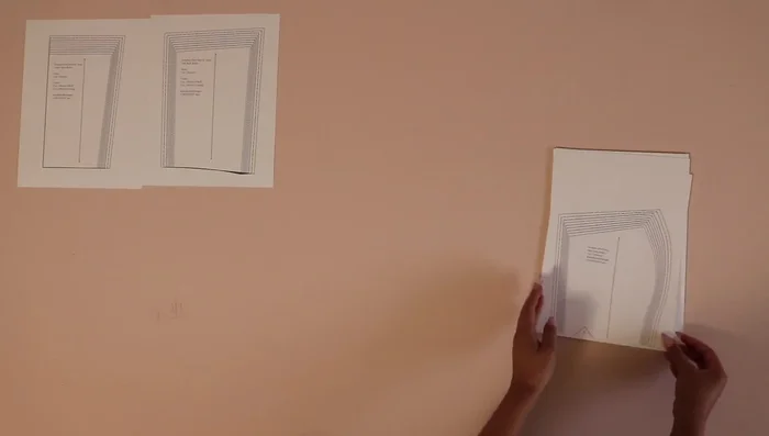 Cut out the pattern pieces according to your size and instructions.