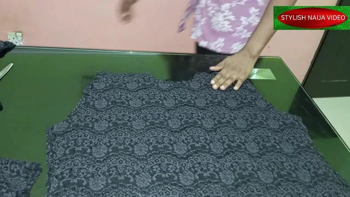 Cut out the sleeves (two parts: a high part and a low part).