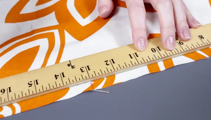 Cut stabilizer pieces: One 13x26in piece and three 8 3/4 x 12 1/4in pieces.