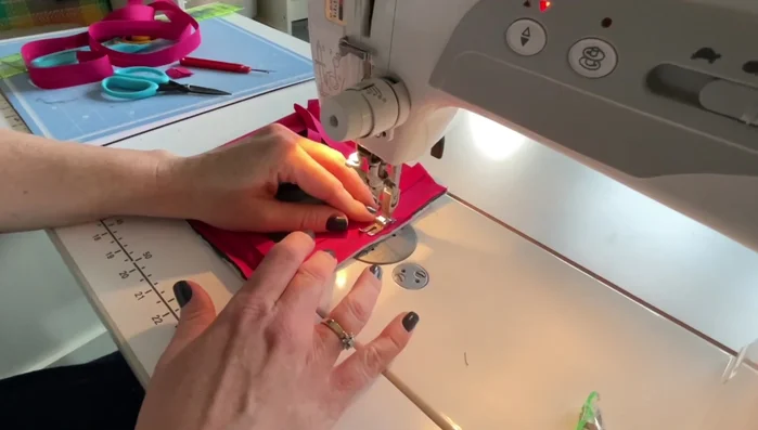 Trim and finish. Trim any excess fabric or batting. Neaten the corners, ensuring all raw edges are concealed.