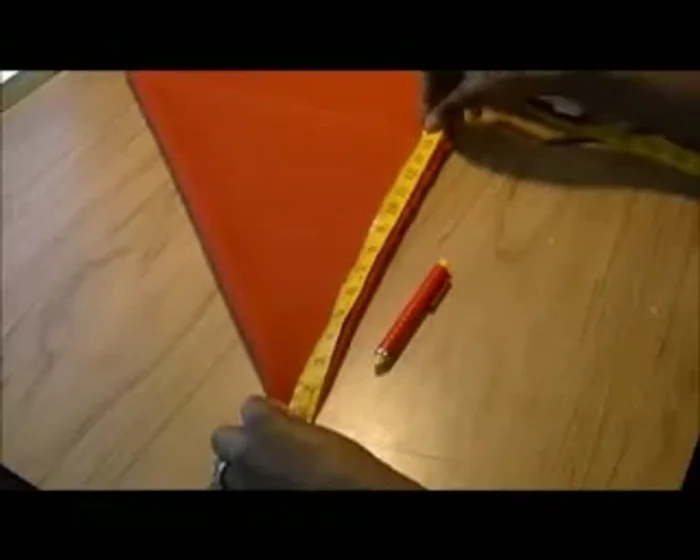 Mark the circle: Use a chalk pencil and measuring tape to mark 14-inch intervals from a center point, creating a circle.