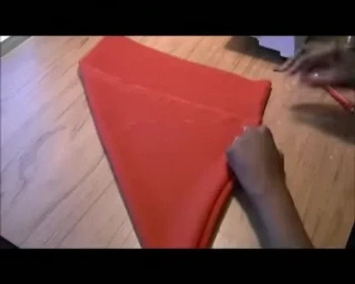 Cut out the circle: Cut out the marked circle. It will be thick due to the layers. Don't worry about perfect cuts.