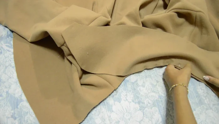 Attach the top collar to the neckline.