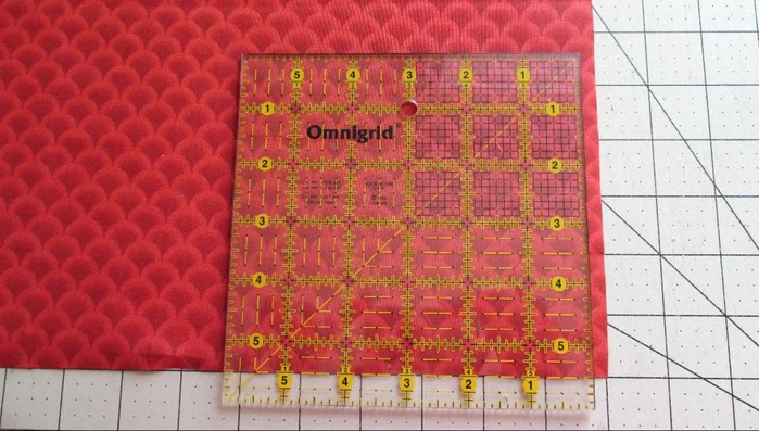 Mark the line with 1/2 inch intervals.