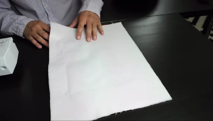 Sew the inside body lining together. Leave a 4-inch opening in the middle to turn right side out.