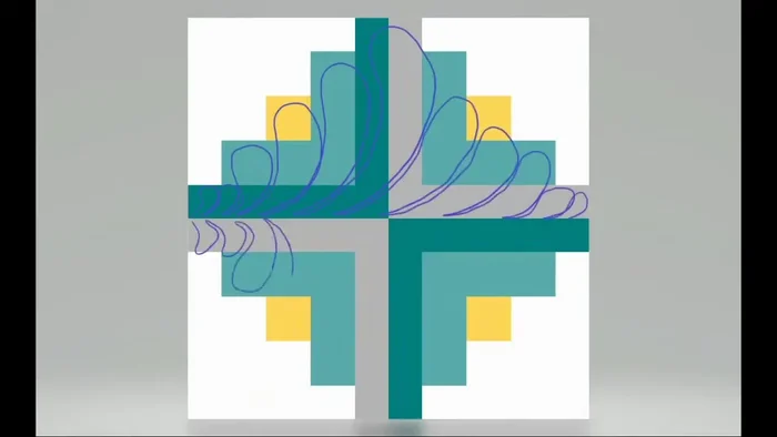 Fill the entire block with one large quilting design (e.g., a large feather).