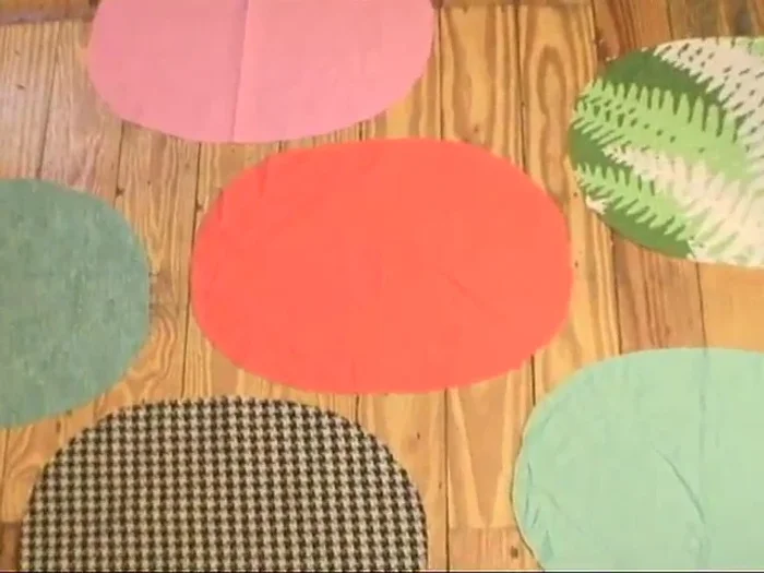 Cut identical shapes from the rest of your fabric.