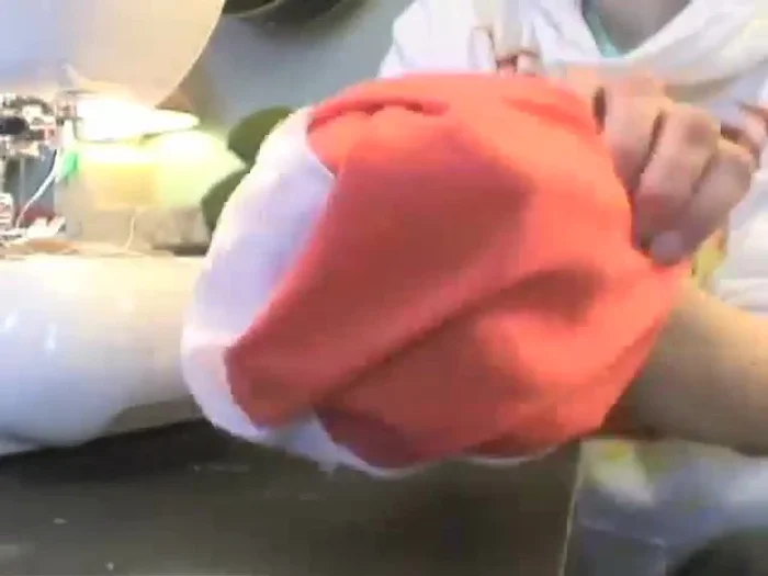 Steam out your finished placemats.