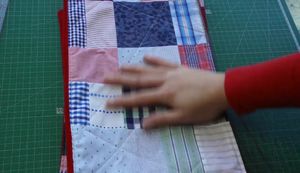 DIY Scrappy Fleece-Backed Scarf: The Self-Binding Method