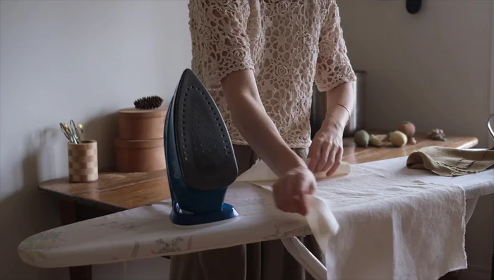 Prepare fabrics: Pre-shrink before tracing and cutting.