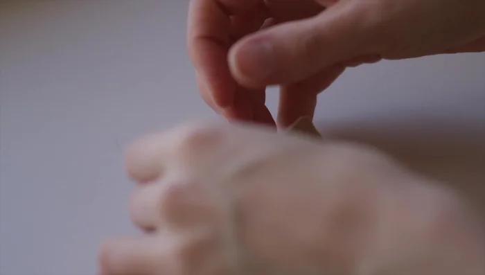 Attach top stem: Place top stem at center top, stay stitch.