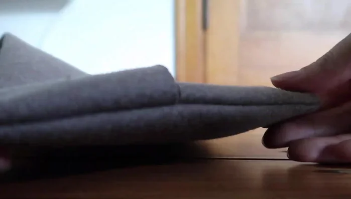 Sew the long edges, leaving gaps for stuffing.