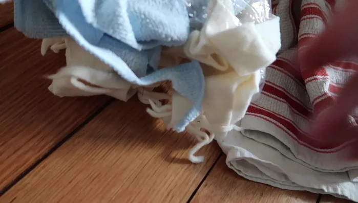 Close the gaps by sewing them shut.