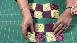 Quick & Easy Four-Patch Quilt Block: No Tiny Squares Needed!