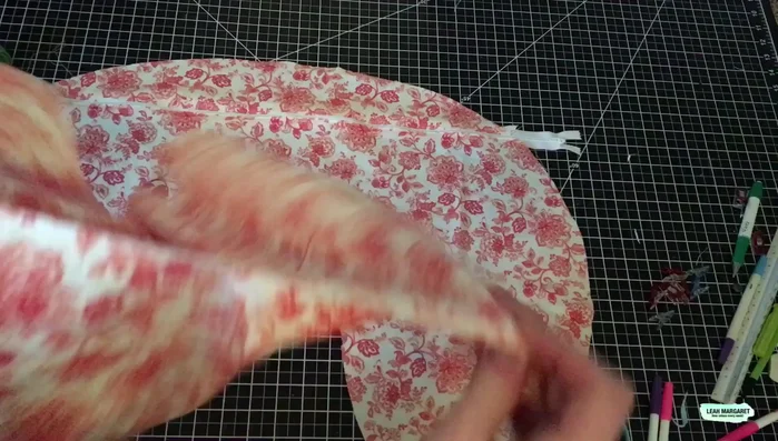 Sew the cover. Sew around the boppy cover with a 1/4-inch seam allowance, leaving the zipper open halfway to turn it right-side out.