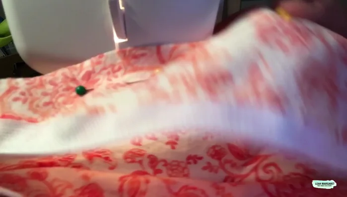 Sew the cover. Sew around the boppy cover with a 1/4-inch seam allowance, leaving the zipper open halfway to turn it right-side out.