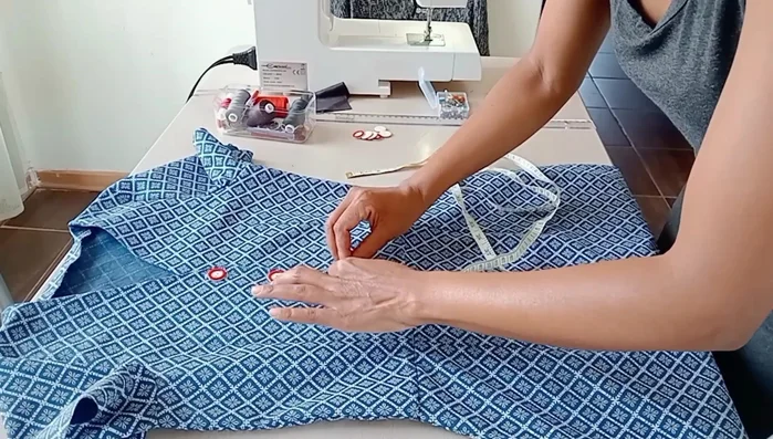 Attach Buttons: Sew buttons onto the front.