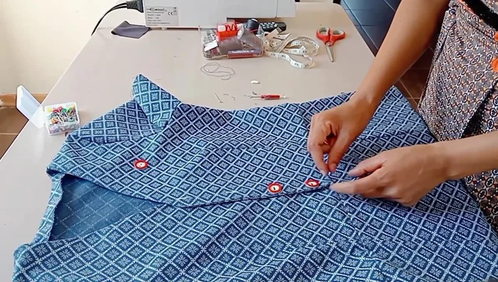 Attach Buttons: Sew buttons onto the front.