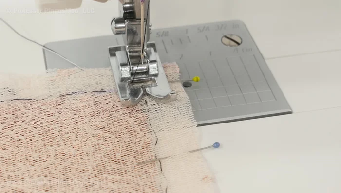 Press seams on the wrong side using a low heat and a press cloth.