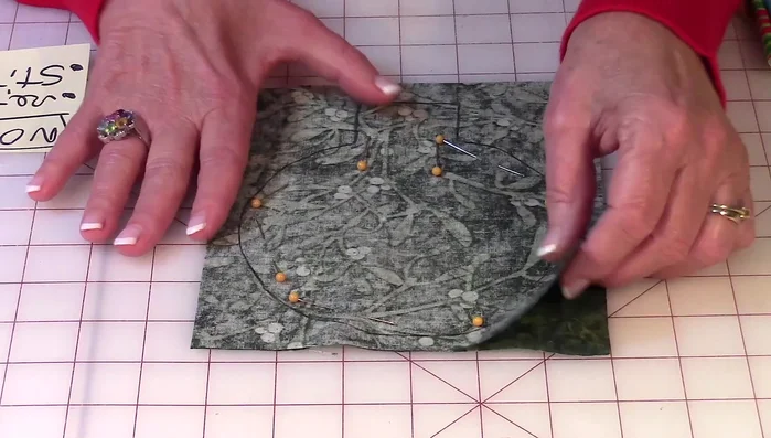 Cut along the drawn line.