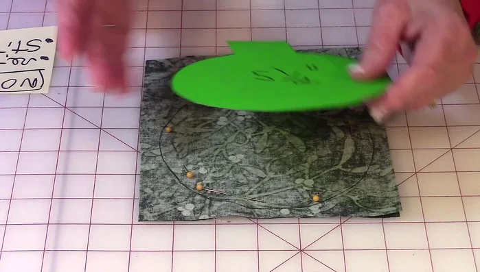 Cut along the drawn line.