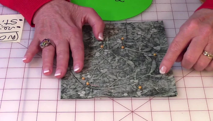 Cut along the drawn line.