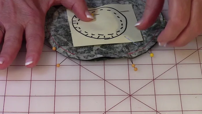 Poke out the corners to give them shape.