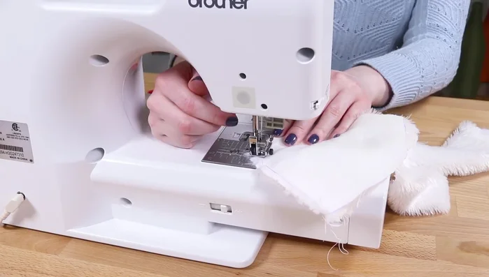 Repeat steps 7 for the faux fur lining.