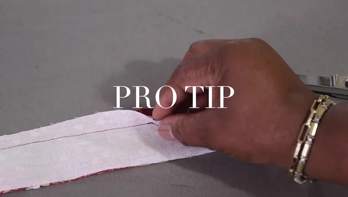 Close the opening with a hand sewing needle.