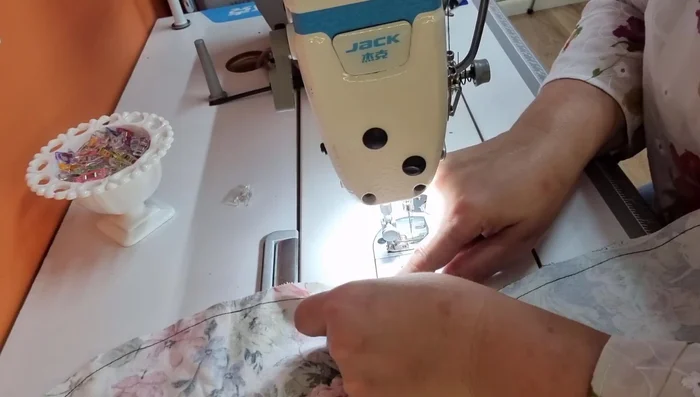 Close the opening: Close the opening in the lining by hand-stitching or machine stitching.