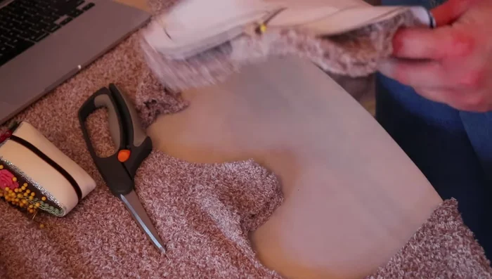 Add a layer of fusible interfacing for stability.