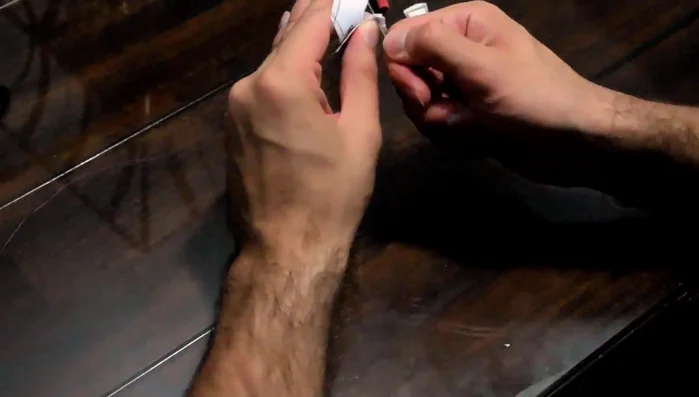 Sew the costume pieces: Lay the fabric pieces wrong side together, sew along the traced lines, and then turn the costume right side out.