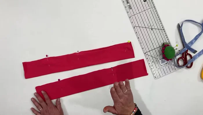 Turn the tube inside out using a turning stick.