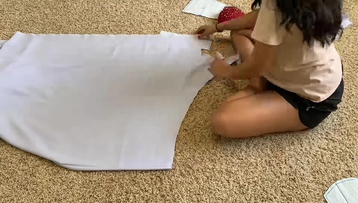 Sew the two bustiers together, ensuring correct armhole curves.