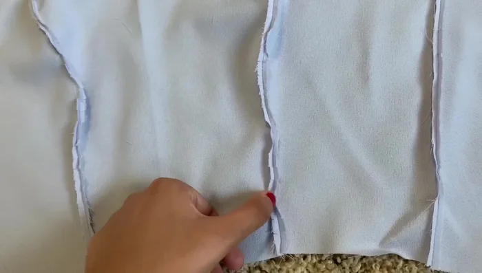 Sew the two bustiers together, ensuring correct armhole curves.