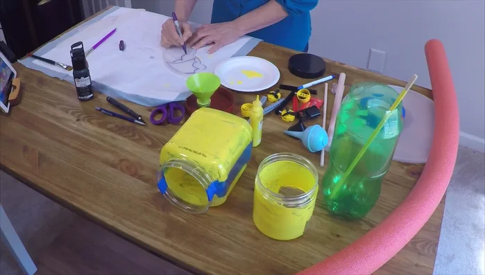 Attach the Mickey charm to the front of the sub.