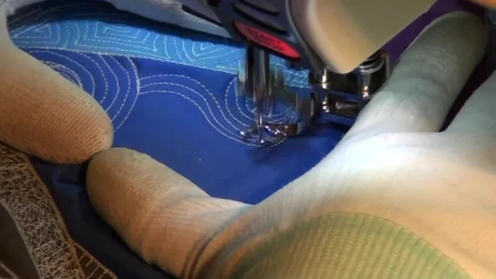 Fill in any odd areas with lines to maintain consistency.