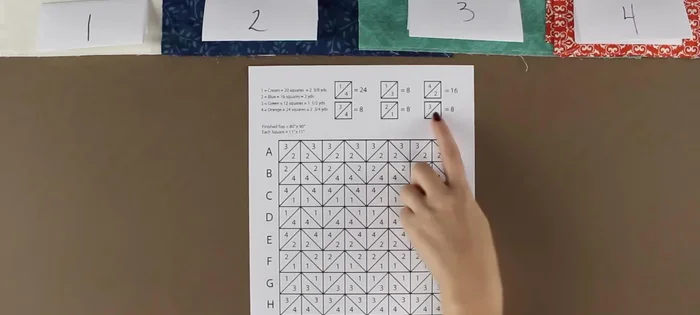 Press the seams open to create neat, flat squares.