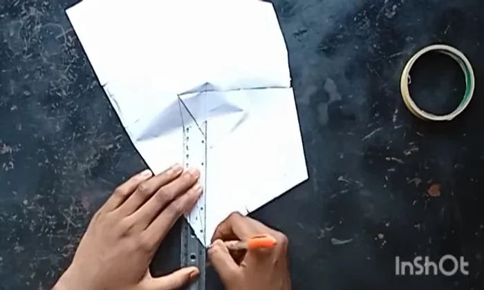 Cut along the style lines to slash and spread the pattern.