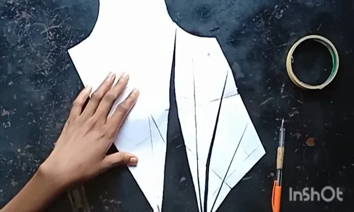 Smoothen the pattern pieces.