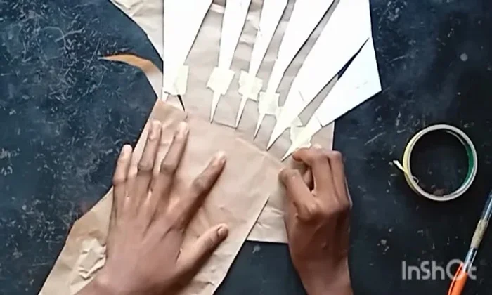 Smoothen the pattern pieces.